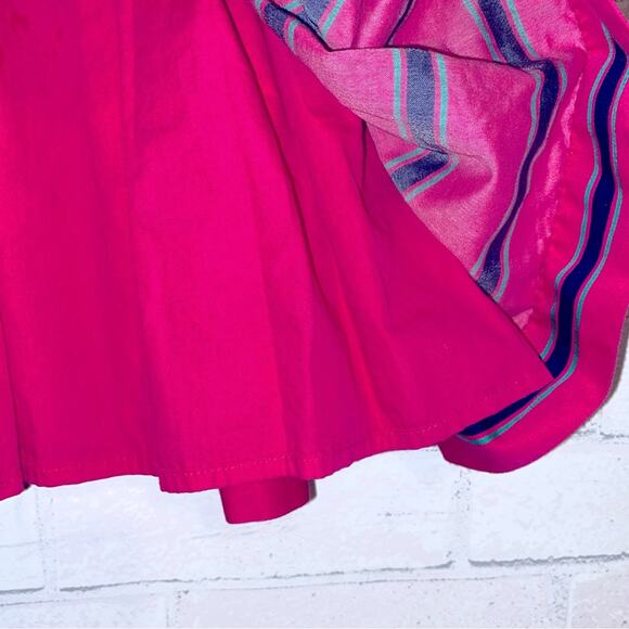 Ralph Lauren $150 Blue Label size 4T Hot Pink & Navy Stripes Formal Dress EUC - Picture 9 of 15